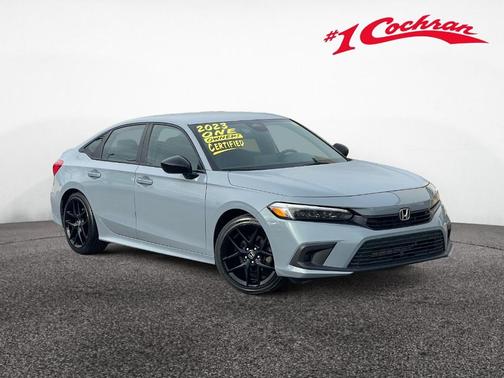 Sonic Gray Pearl 2023 Honda Civic Sport