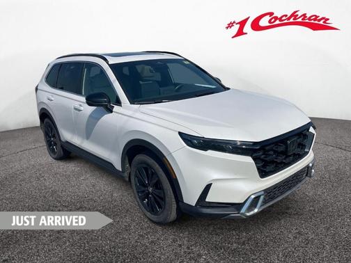 Platinum White Pearl 2024 Honda CR-V Hybrid Sport Touring
