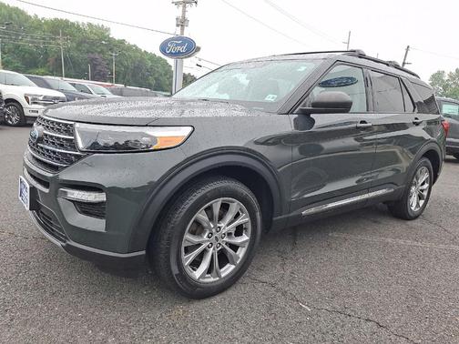 Forged Green Metallic 2023 Ford Explorer XLT