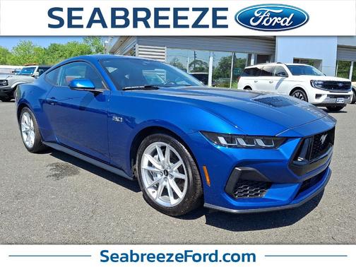 Atlas Blue Metallic 2024 Ford Mustang GT Premium