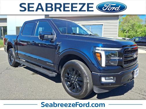 Antimatter Blue Metallic 2024 Ford F-150 Lariat