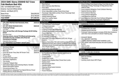 2024 GMC Sierra 2500 SLT