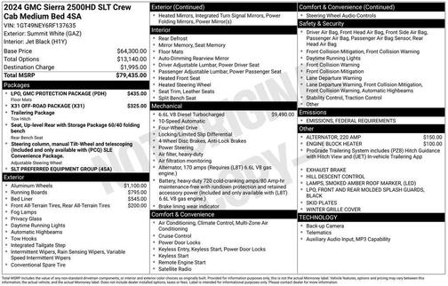 2024 GMC Sierra 2500 SLT