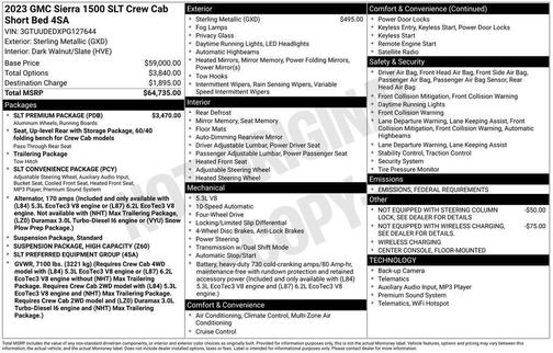 2023 GMC Sierra 1500 SLT