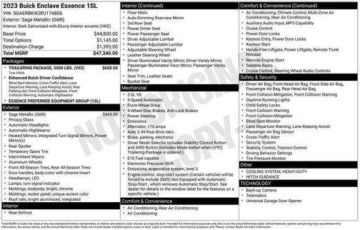 2023 Buick Enclave Essence