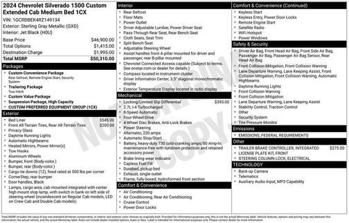 2024 Chevrolet Silverado 1500 Custom