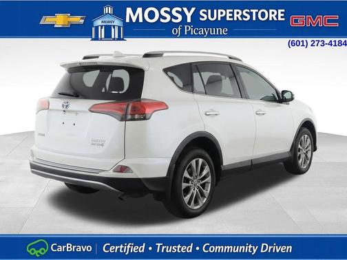 White 2018 Toyota RAV4 Hybrid Limited