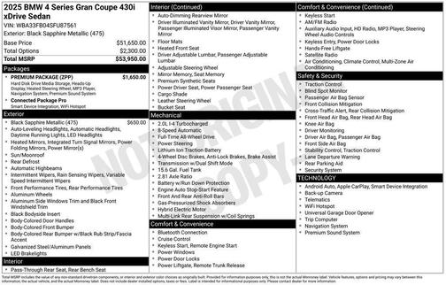 2025 BMW 430 Gran Coupe i xDrive