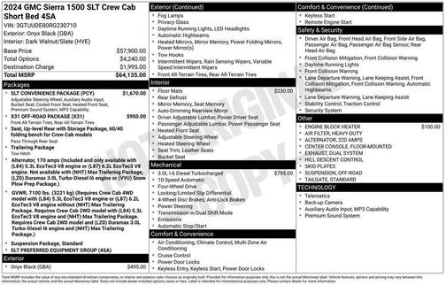 2024 GMC Sierra 1500 SLT