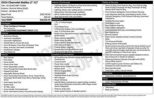 2024 Chevrolet Malibu LT