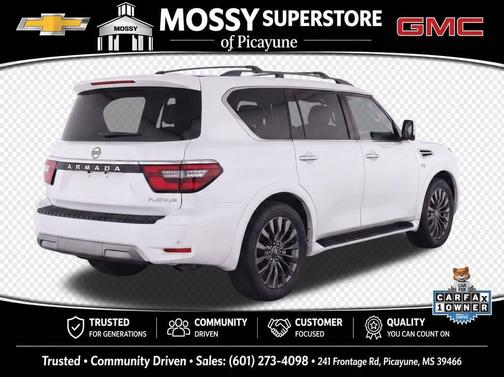 Aspen White 2022 Nissan Armada Platinum