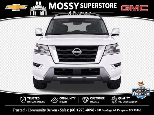Aspen White 2022 Nissan Armada Platinum