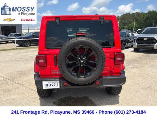 Red 2025 Jeep Wrangler 4xe Sahara