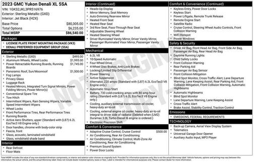 2023 GMC Yukon XL Denali