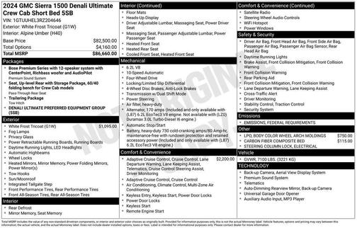 2024 GMC Sierra 1500 Denali Ultimate