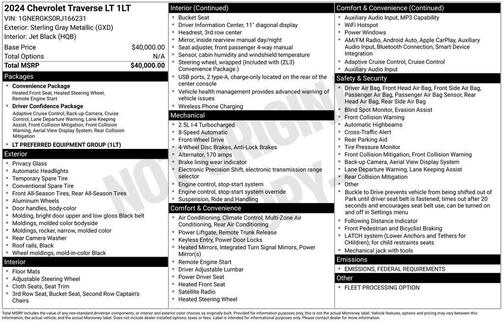 2024 Chevrolet Traverse LT