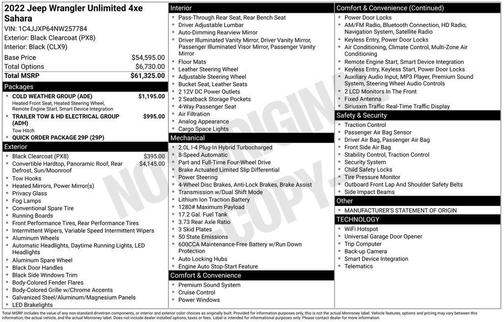 2022 Jeep Wrangler Unlimited 4xe Sahara