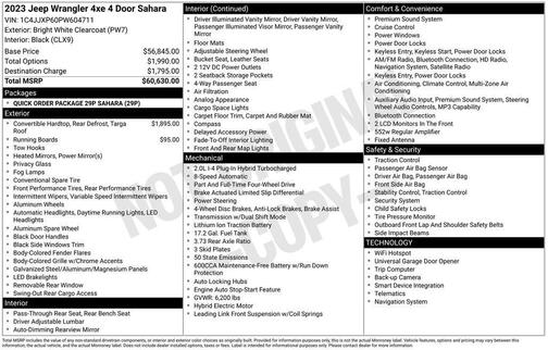 2023 Jeep Wrangler 4xe Sahara
