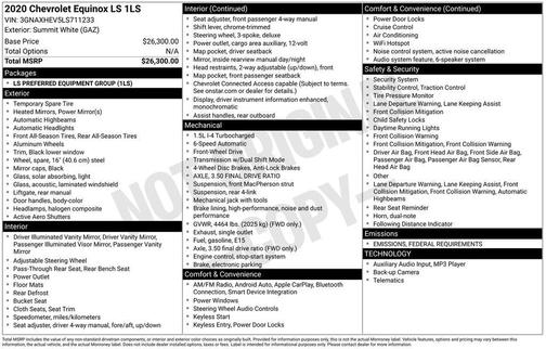2020 Chevrolet Equinox LS