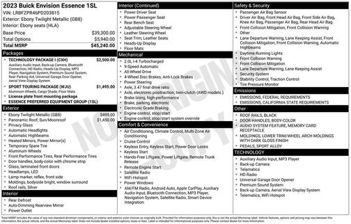 2023 Buick Envision Essence