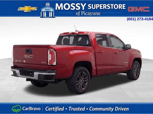 Red 2019 GMC Canyon SLE