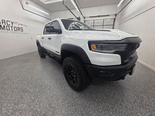 Bright White Clearcoat 2025 RAM 1500 RHO Crew Cab 4x4 5'7' Box