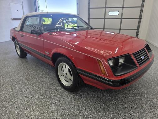 Red 1983 Ford Mustang GLX