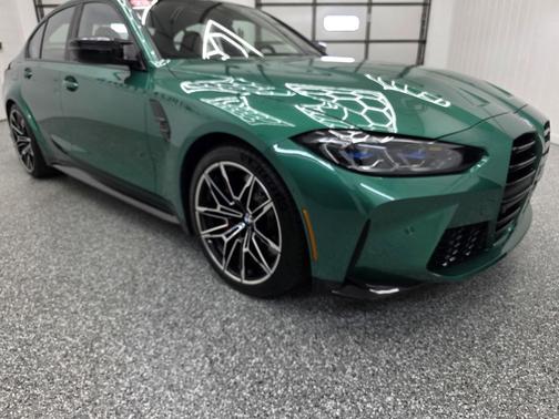 Isle of Man Green Metallic 2023 BMW M3 Competition