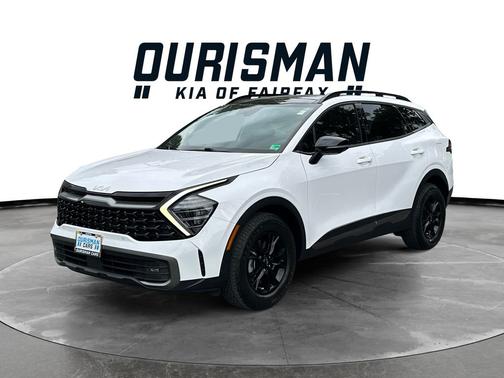 White Pearl 2023 Kia Sportage X-Pro Prestige