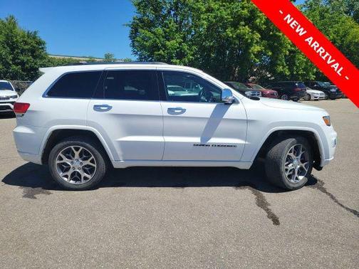 Bright White Clearcoat 2020 Jeep Grand Cherokee Overland