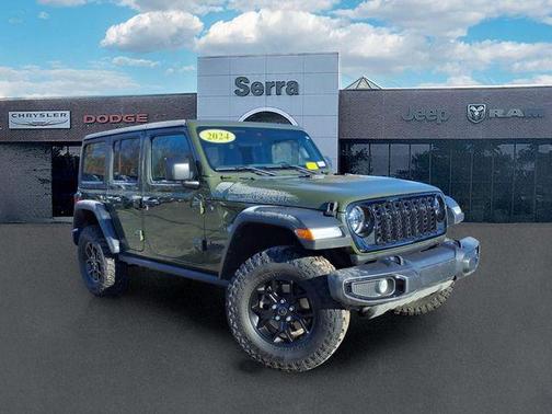 Sarge Green Clearcoat 2024 Jeep Wrangler Willys