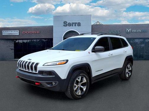 Bright White Clearcoat 2015 Jeep Cherokee Trailhawk