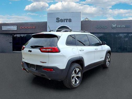 Bright White Clearcoat 2015 Jeep Cherokee Trailhawk