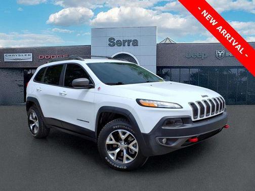 Bright White Clearcoat 2015 Jeep Cherokee Trailhawk