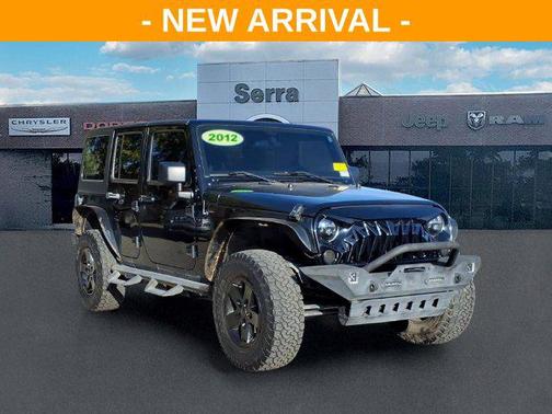 Black Clearcoat 2012 Jeep Wrangler Unlimited Rubicon