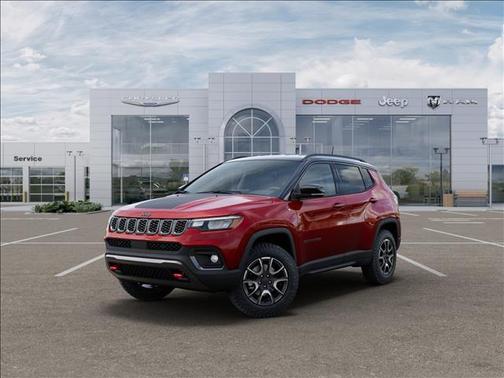 Red Hot Pearlcoat 2026 Jeep Compass Trailhawk