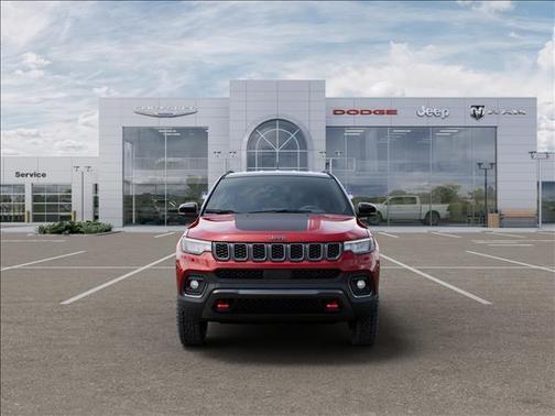 Red Hot Pearlcoat 2026 Jeep Compass Trailhawk