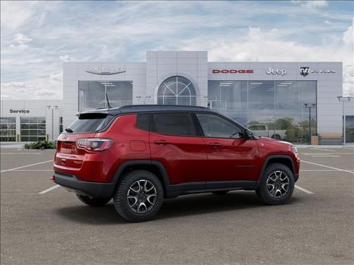 Red Hot Pearlcoat 2026 Jeep Compass Trailhawk