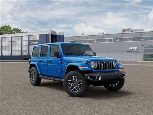 hydro blue pearlcoat 2026 Jeep Wrangler 4-Door Sahara 4x4