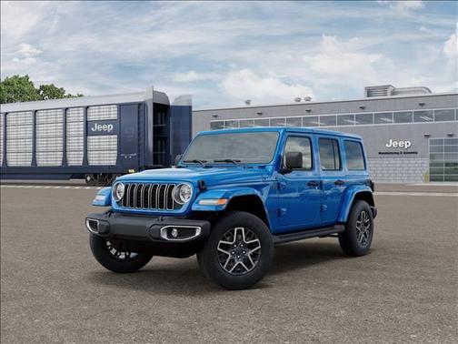 hydro blue pearlcoat 2026 Jeep Wrangler 4-Door Sahara 4x4