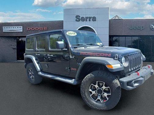 Black Clearcoat 2018 Jeep Wrangler Unlimited Rubicon
