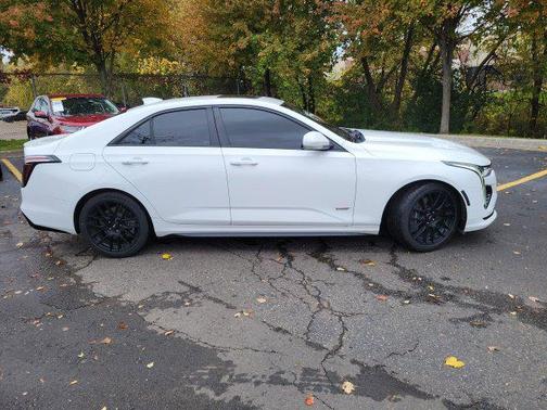 Summit White 2021 Cadillac CT4 V-Series
