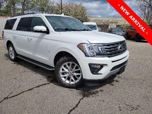 Star White Metallic Tri-Coat 2021 Ford Expedition Max XLT