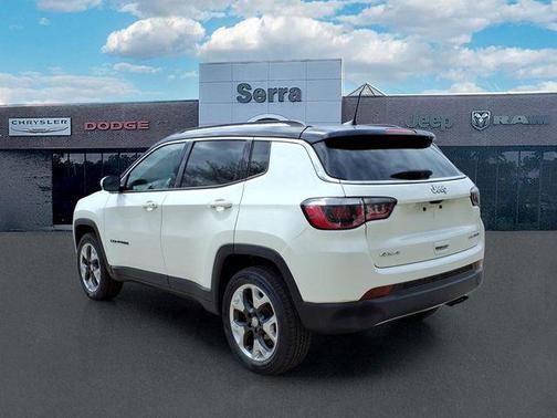 White Clearcoat 2019 Jeep Compass Limited