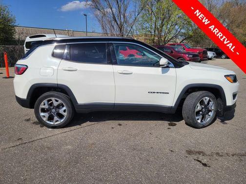 White Clearcoat 2019 Jeep Compass Limited