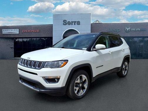 White Clearcoat 2019 Jeep Compass Limited