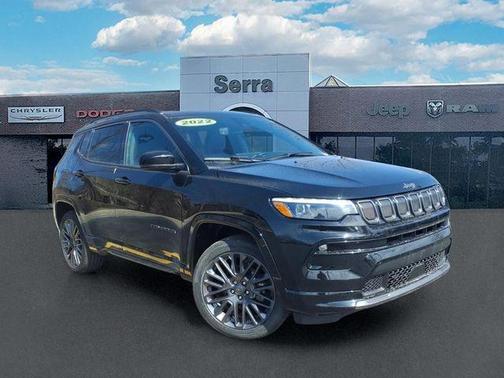 Diamond Black Crystal Pearlcoat 2022 Jeep Compass High Altitude