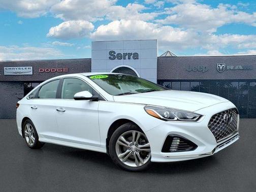 Quartz White Pearl 2019 Hyundai SONATA SEL