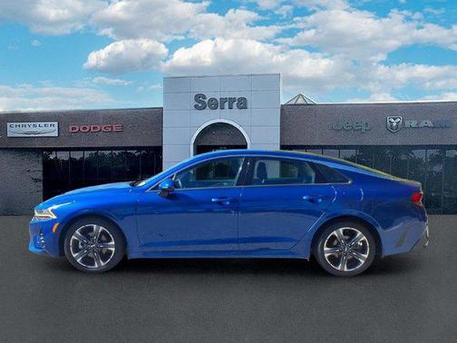 Sapphire Blue 2021 Kia K5 EX