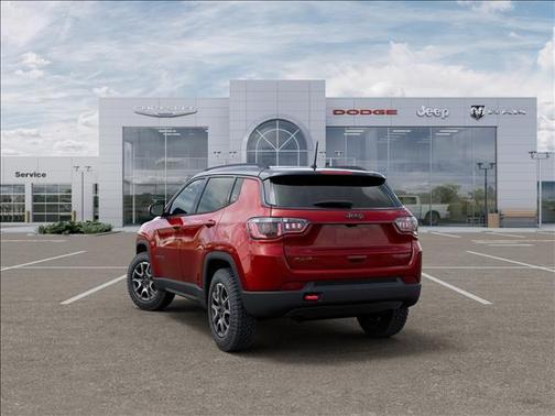 Red Hot Pearlcoat 2026 Jeep Compass Trailhawk